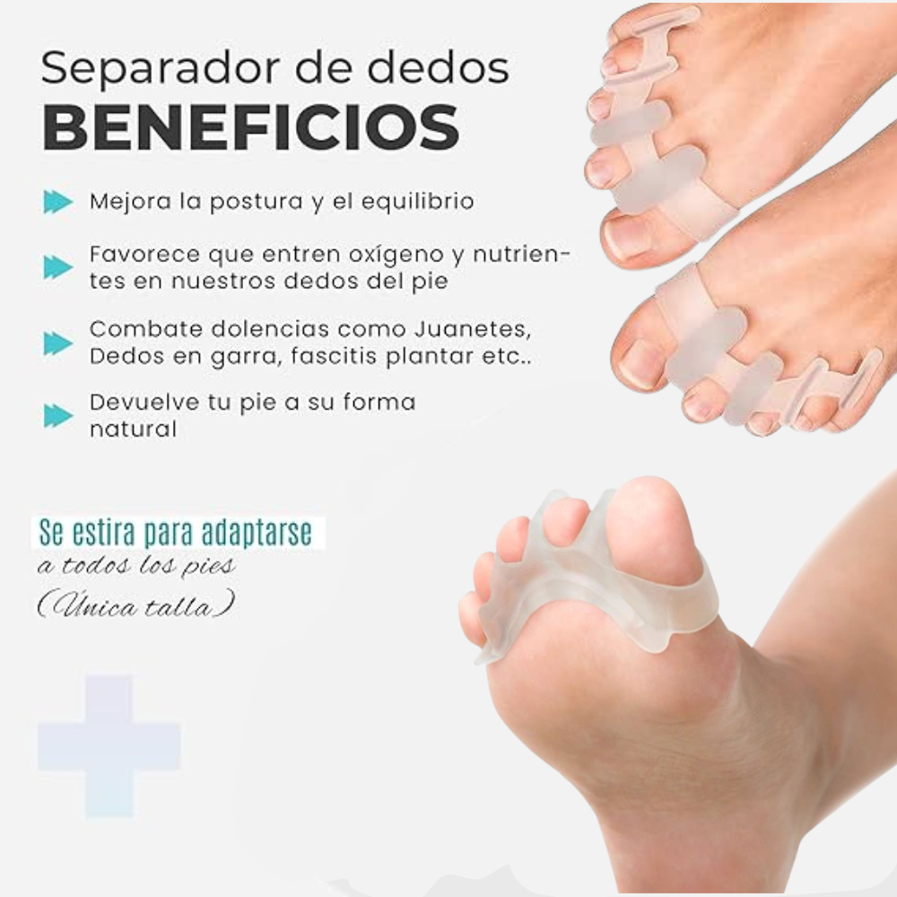 Separadores de dedos terapéuticos - Zefac™